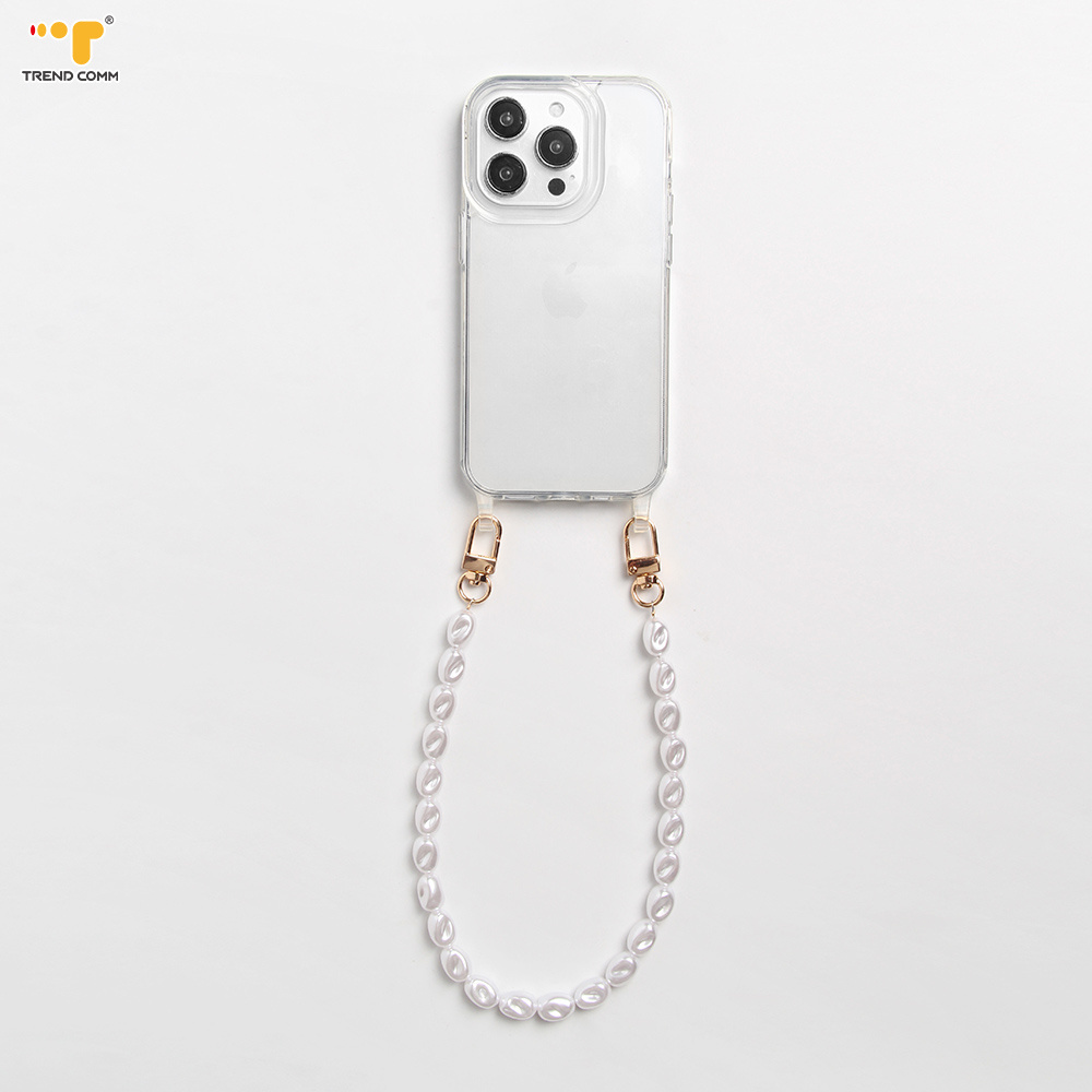 New Bling Car Holder Rhinestones Black Stand Cell Phone Case Pearl Strap Wrist Attachment Bulk For iPhone 12 13 14 15