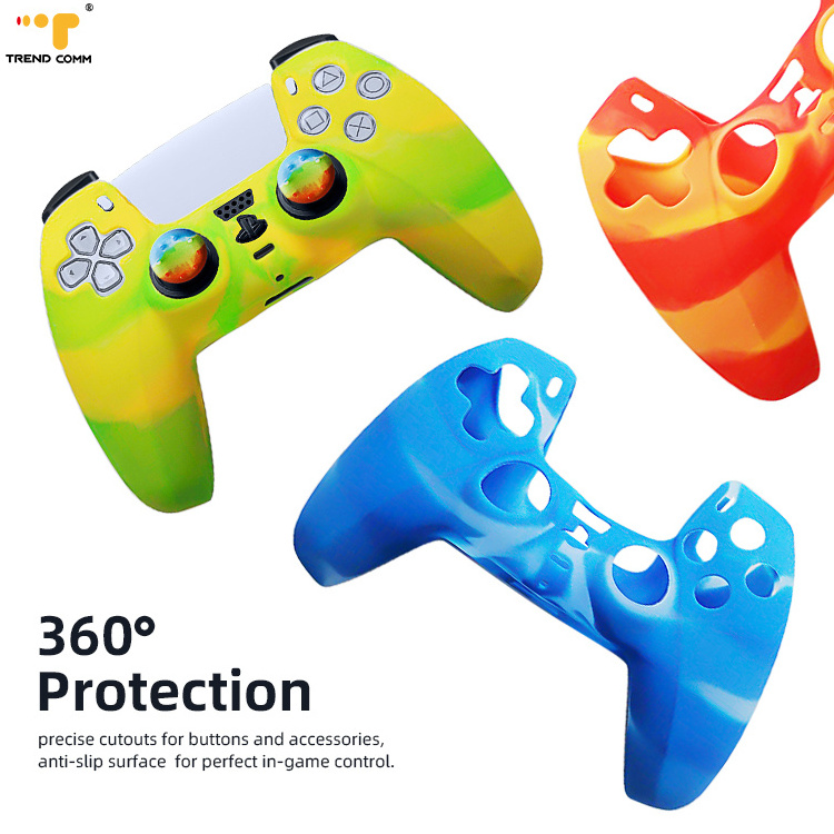 2024 replacement game computer wholesale Hot sale  Gaming Accessories Protective Cover ps5 silicone case