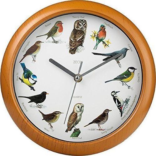 Custom Branded wall singing bird clock,10