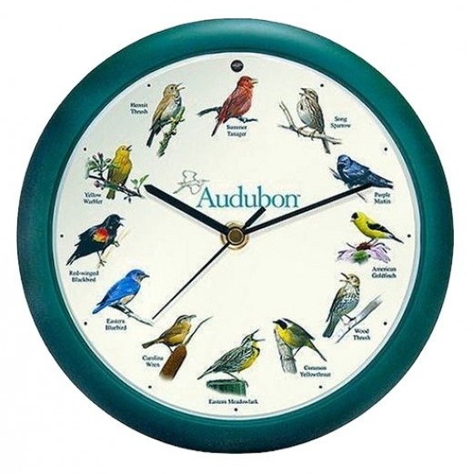 Custom Branded wall singing bird clock,10