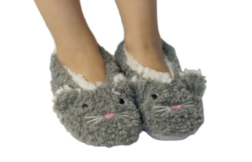 OEM Super Soft Cute Furry Fluffy Snoozy Fur Winter Floor Slipper Socks For Kids