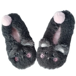 OEM Super Soft Non Slip Cozy Furry Fluffy Kids Snoozy Fur Floor Winter Slipper Socks