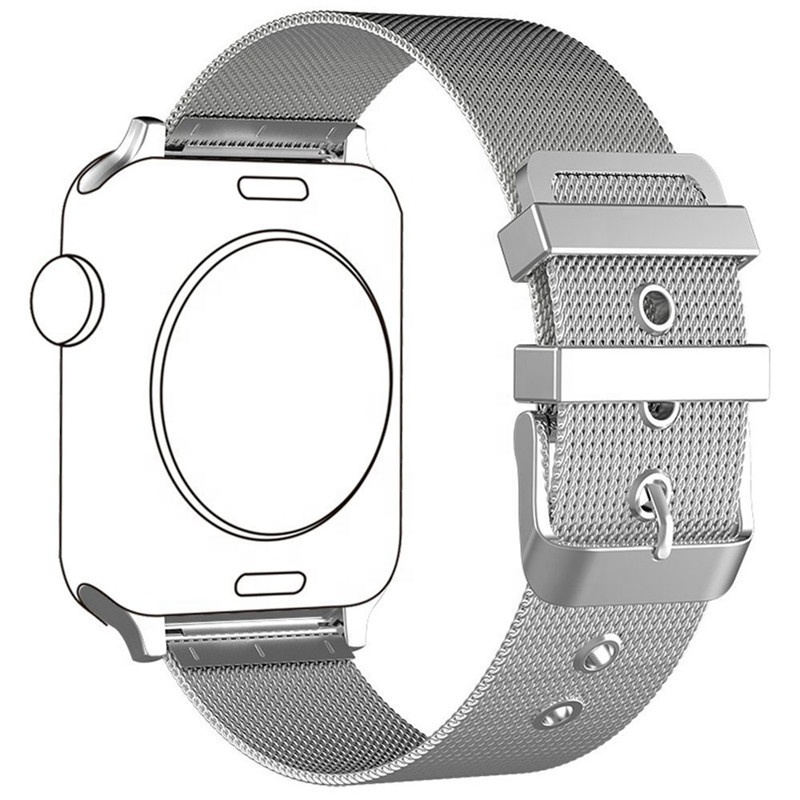 Metal Stainless Steel Milanese Loop Watch Strap For Apple Watch Band 42mm 38mm