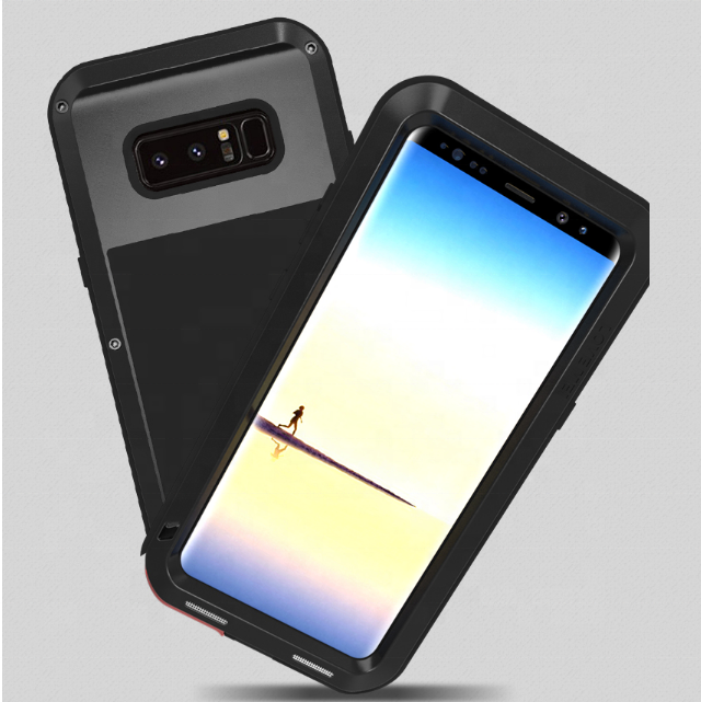 LoveMei Shockproof Aluminum Metal Waterproof Protective Phone Case For Samsung Galaxy S9 S8 Plus Note 8 Back Cover