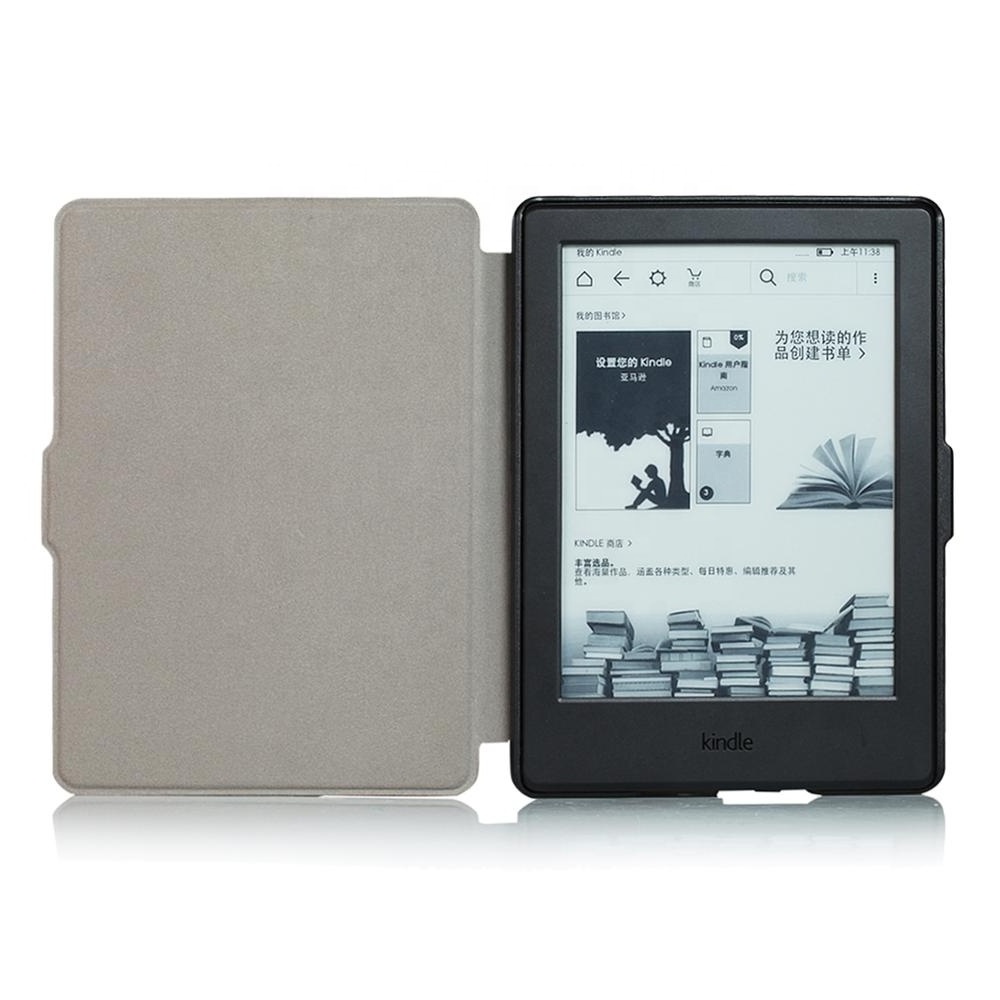 For Kindle Paperwhite Fire 7 HD8 Case Factory Custom Skin Flip Smart Sleep Leather Cover Case For Amazon Kindle Cover