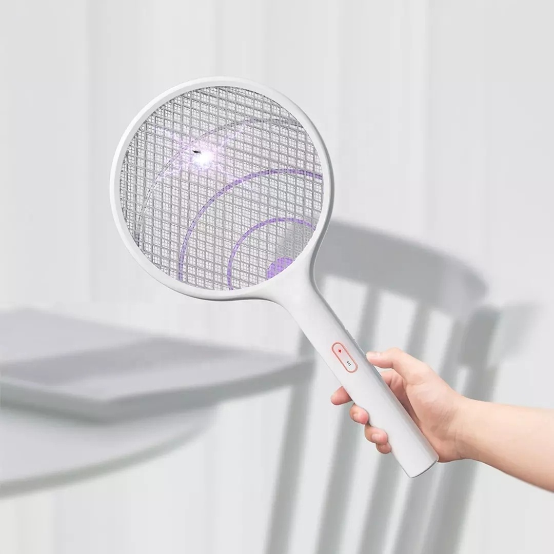 Qualitell 2 in 1 Dual-use USB Rechargeable Electric Ultraviolet Mosquito Killer Lamp Mosquito Swatters