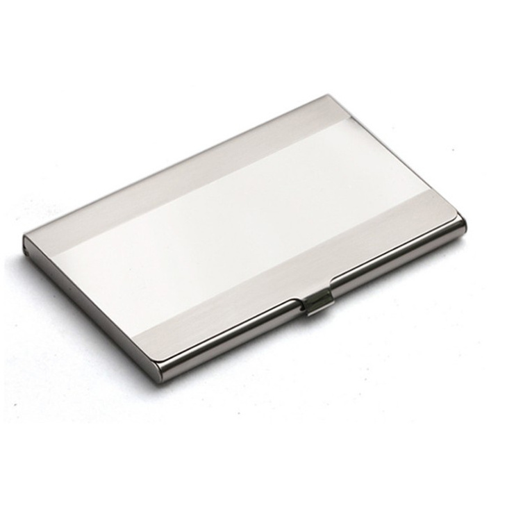 Wholesale Custom Cardholder Various Styles Blank Stainless Steel Card Case Bank Cards Box Name ID Metal Business Card Holders