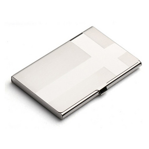 Wholesale Custom Cardholder Various Styles Blank Stainless Steel Card Case Bank Cards Box Name ID Metal Business Card Holders