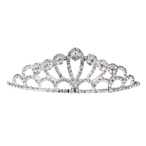 Wholesale Cheap Ballet Dance Pageant Crowns Shiny Bridal Wedding Crystal Rhinestone Child Tiaras