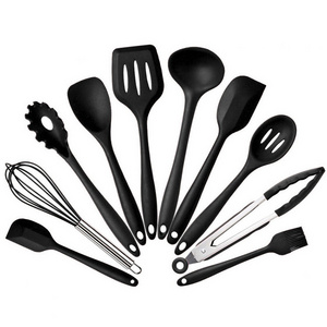 nonstick 10pcs cooking silicone utensils,stainless steel cooking utensils,silicon utensils cooking sets kitchen