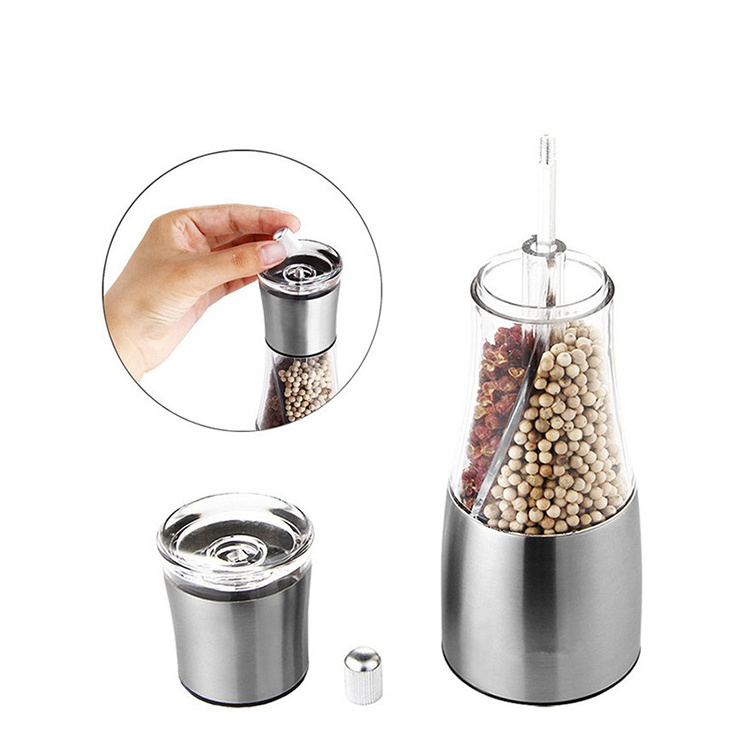 Russian premium gourmet kitchen tools spice and nut mill, stainless steel salt Salt and Pepper mill grinder