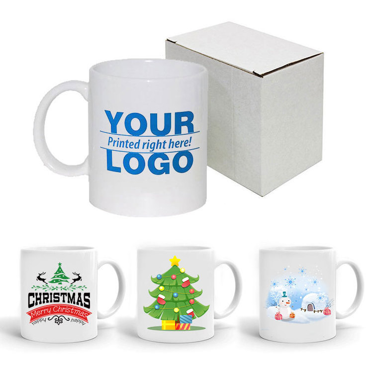 wholesale bulk custom personalized decorated snowman deer shaped  vacation merry santa gift  tree ceramic coffee christmas mug