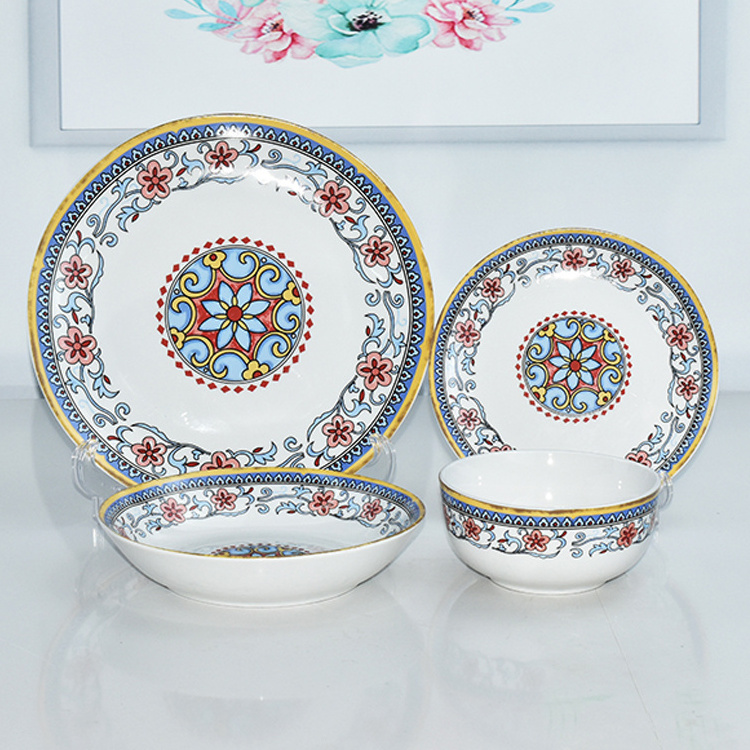 Items name pakistani luxury crockery ceramic porcelain dinner set