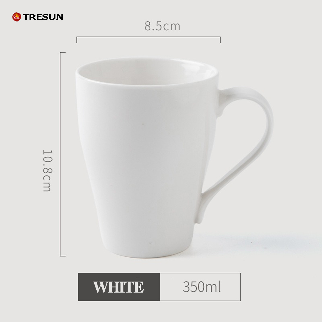 dishwasher oven microwave safe  350 ml 12 oz tall colorful logo custom personalized coffee ceramic porcelain mug cup for juice