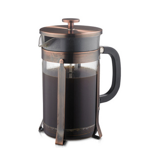 Borosilicate Glass Coffee Tea Maker French Coffee Press with coffee plunger And Filter