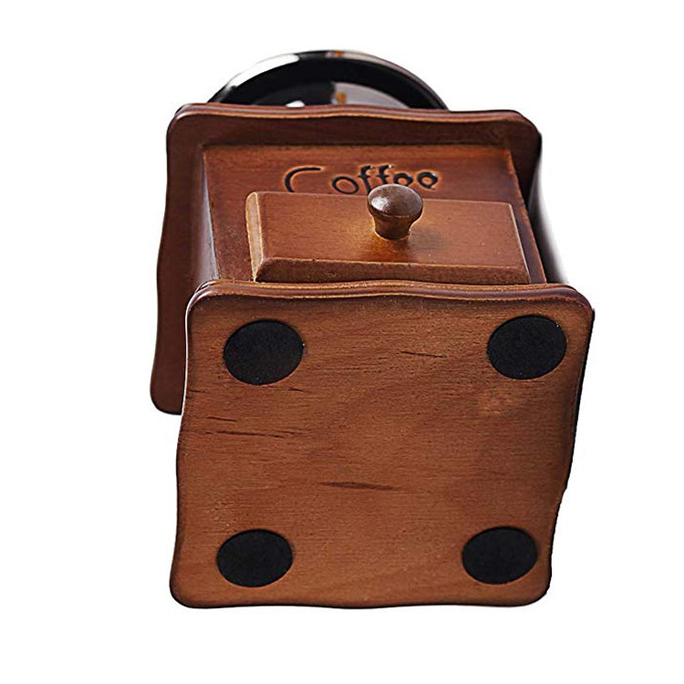 best selling cheap price wooden manual antique coffee grinder, Mini Coffee Mill Stand Bowl Antique Hand coffee Grinder