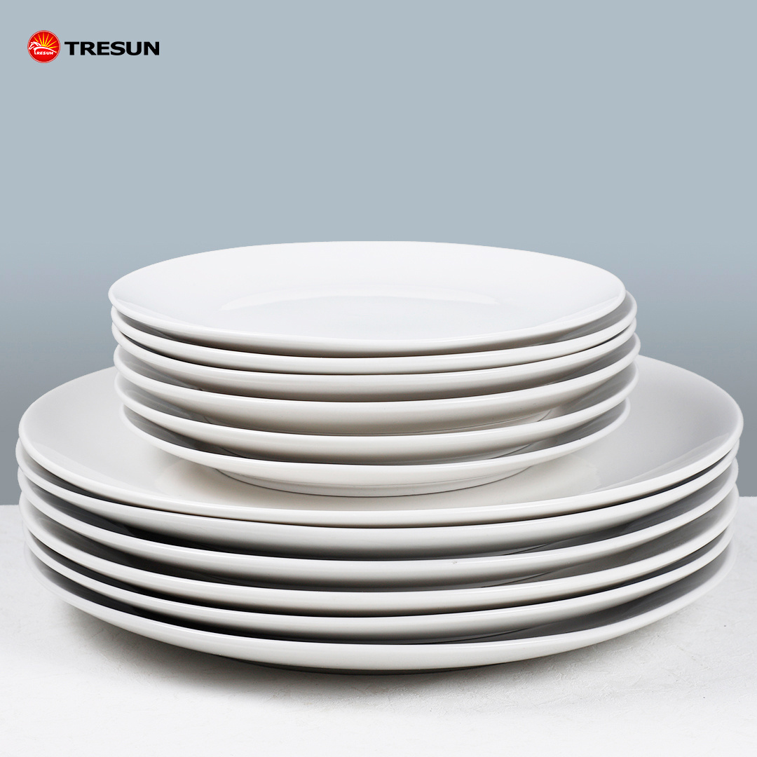 china assiette en vaisselles porcelain dinning set restaurant dish white catering serving ceramic custom dinner plates in bulk