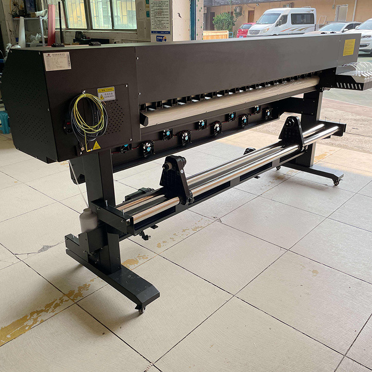 XP600 printer 200cm printing width solvent ink indoor outdoor advertisement wallpaper digital leather printing machine