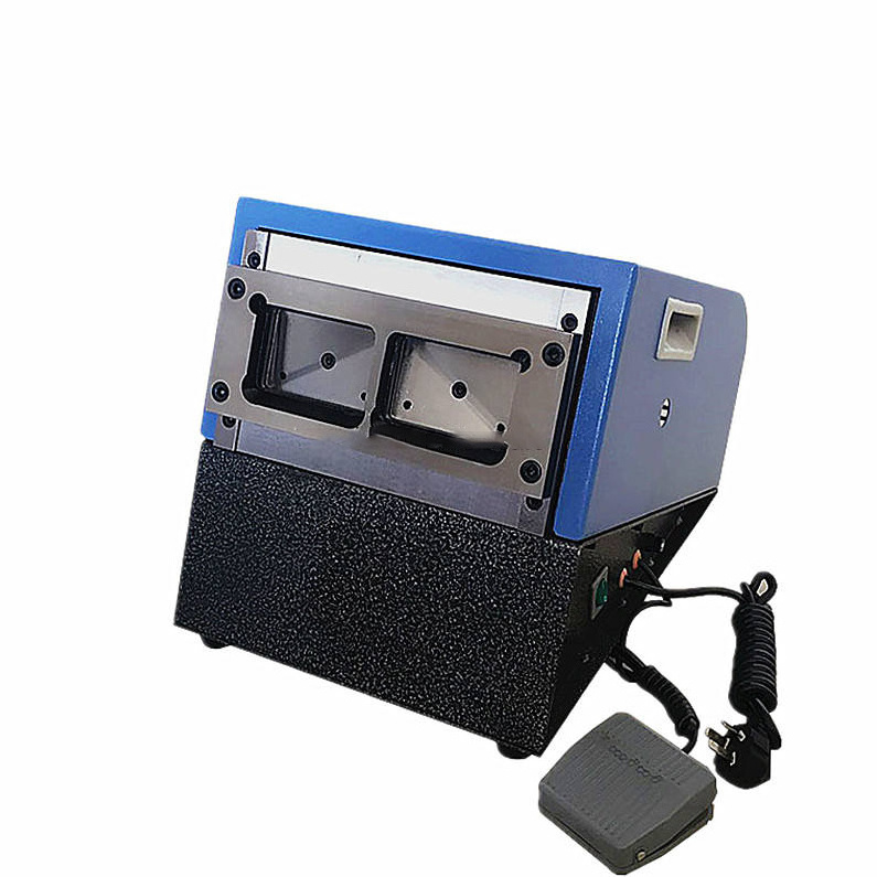 High Efficiency Electric Business PVC ID Card Cutter with Two Dies Electric Pvc Card Cutter