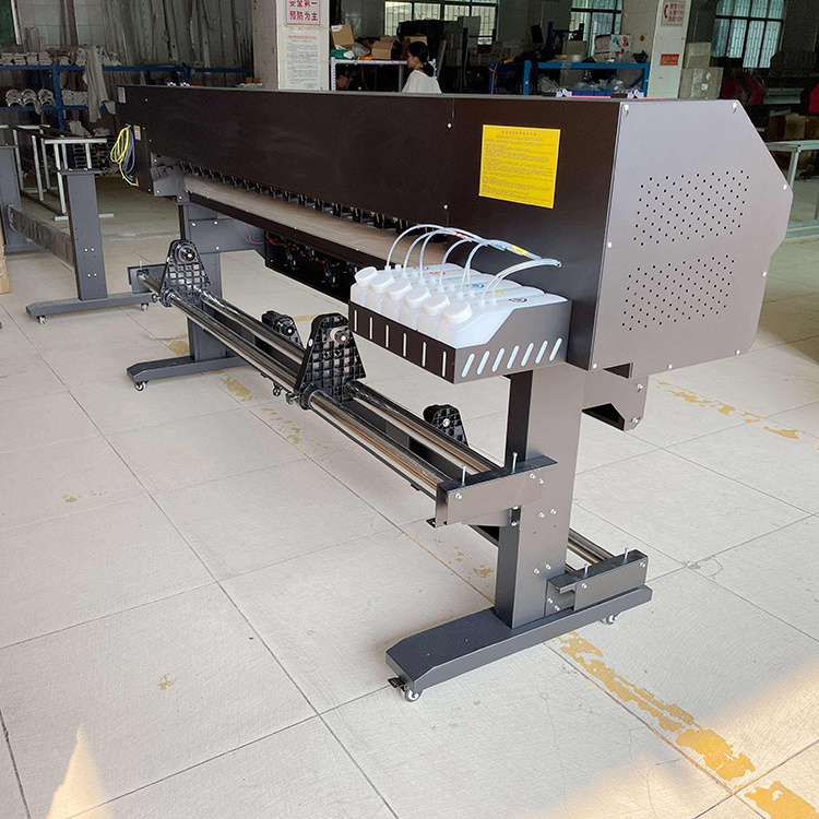 XP600 printer 200cm printing width solvent ink indoor outdoor advertisement wallpaper digital leather printing machine