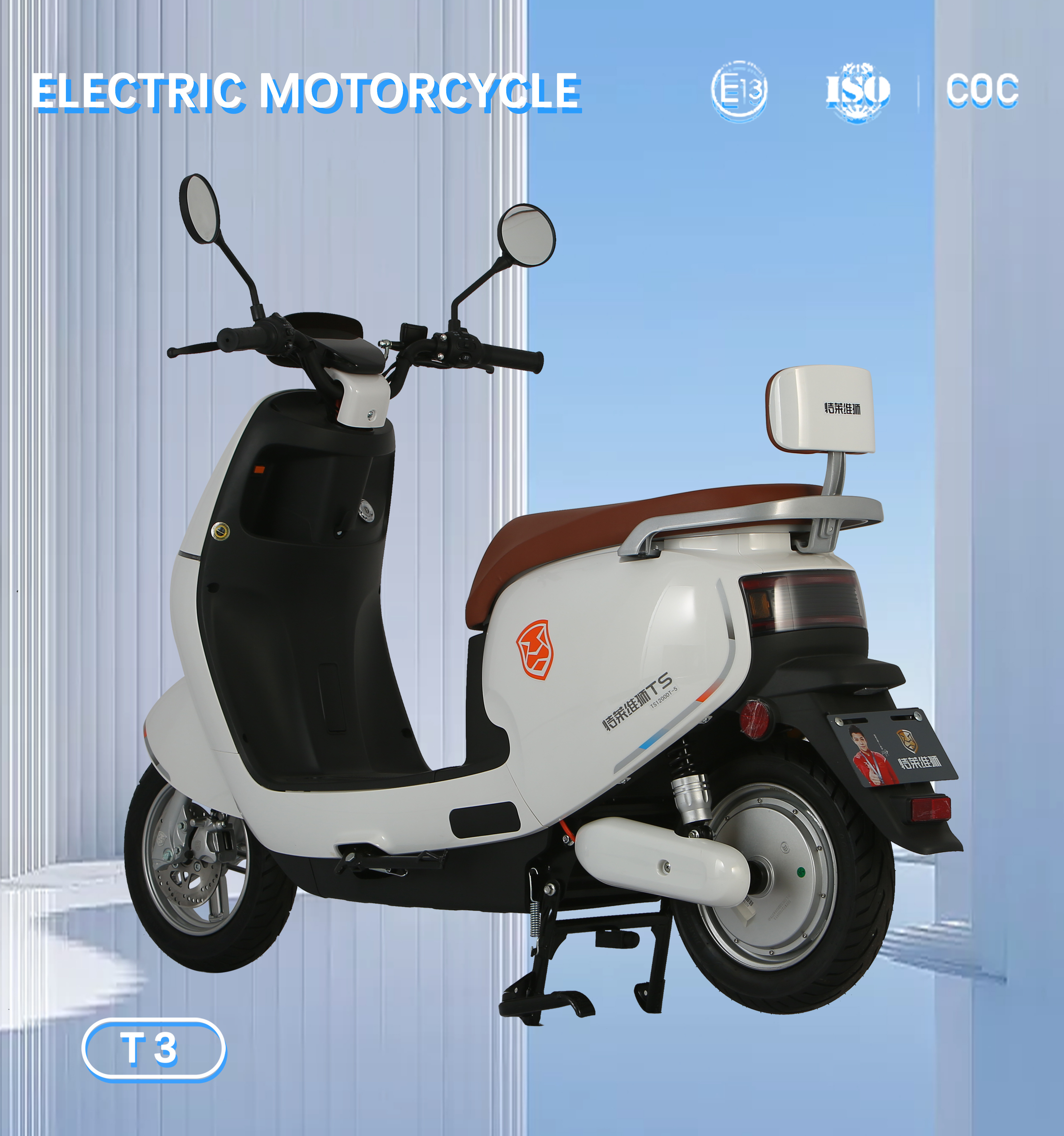 CKD 48v adult High Quality Chinese New Electric Moped 800w 1500w Electric Pedal Scooter Motorcycle