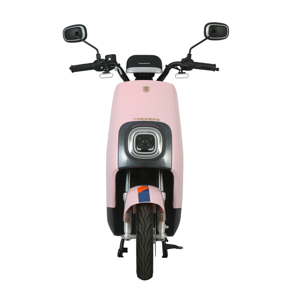 New Powerful Pink Cheap Adult Chopper Electric Motorcycle 60V 1000W Motocicleta Electrica chinas para adulto for Sale