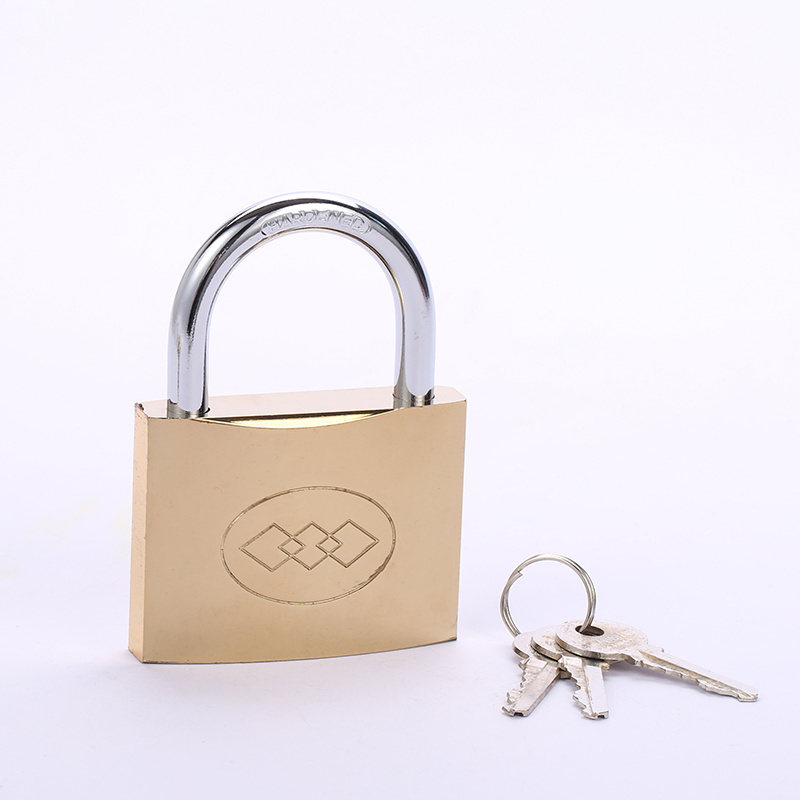 TRI-RHOMB New Arrival Wide Application Gold Chrome Wholesale Eco-Friendly 50mm hard steel lock