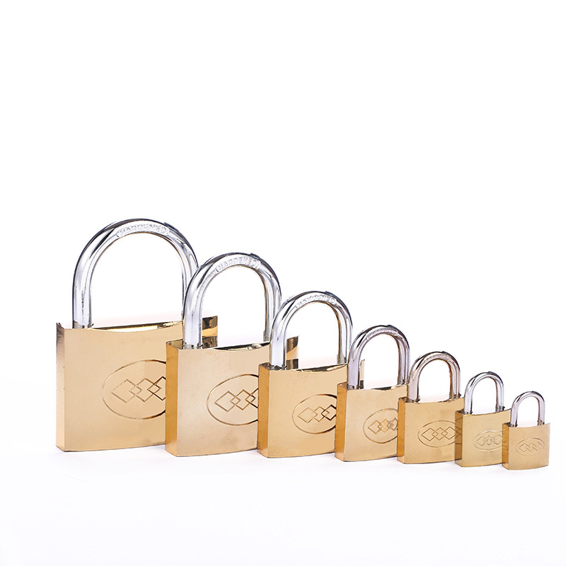 TRI-RHOMB New Arrival Wide Application Gold Chrome Wholesale Eco-Friendly 50mm hard steel lock