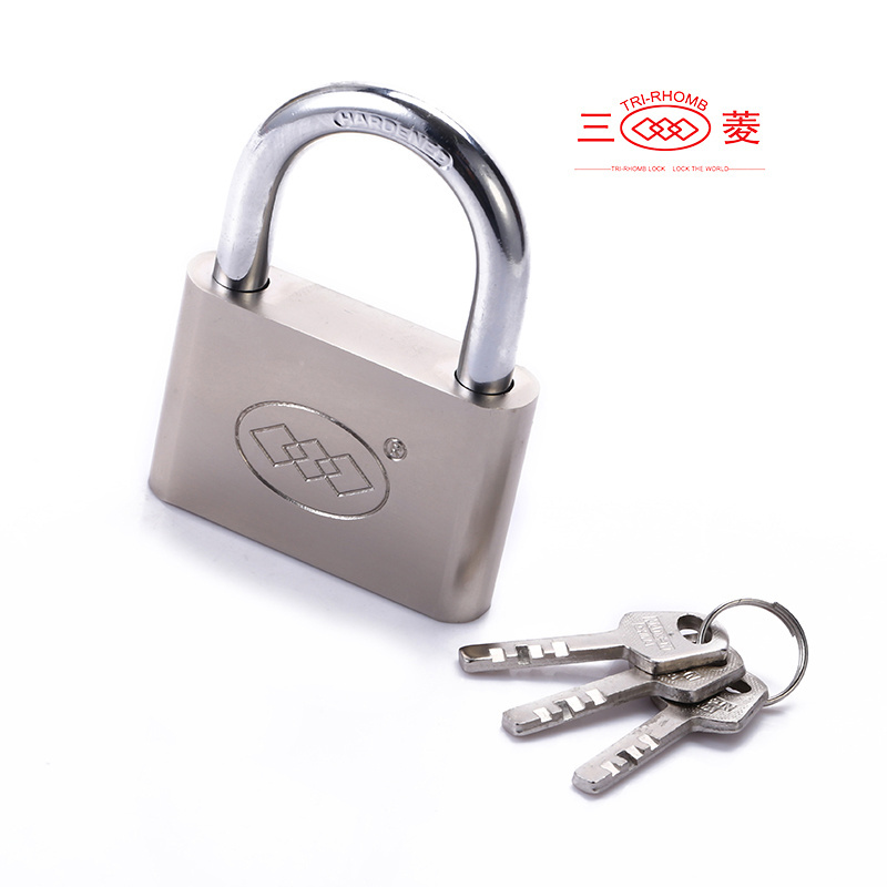 Tri-Rhomb 30mm high quality hardened shackle protect wrapped solid copper brass padlock