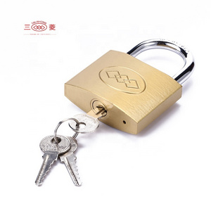 high quality 32mm hardened shackle protect wrapped solid copper brass Security Padlock