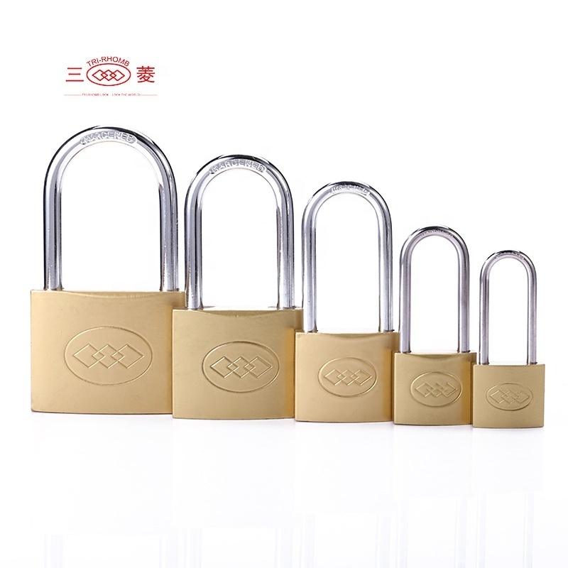 high quality 32mm hardened shackle protect wrapped solid copper brass Security Padlock