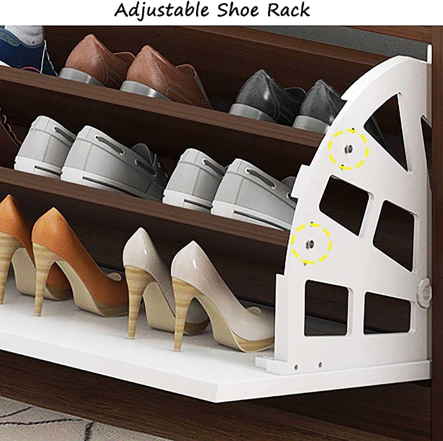 Modern Decorative Entrance Area  Leather Shoe Storage Bench  Shoe Organiser with Cushion