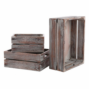 Wholesale wine champagne used wooden shipping crates