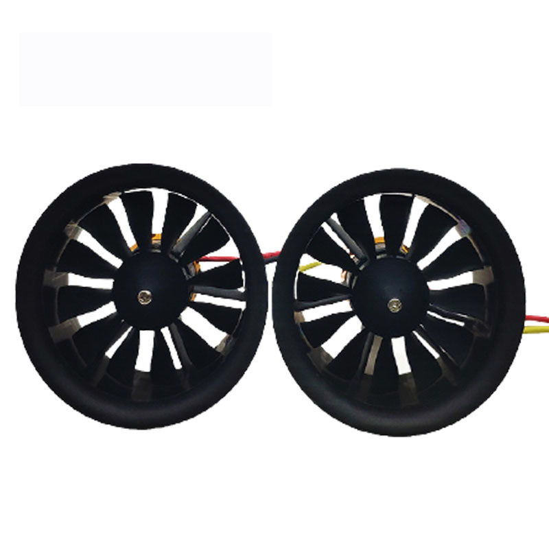 Hot QF2611 50mm 12 Blades 3300KV Fms Ducted Fan Brushless Motor EDF for RC Jet Airplane Plane 50 mm