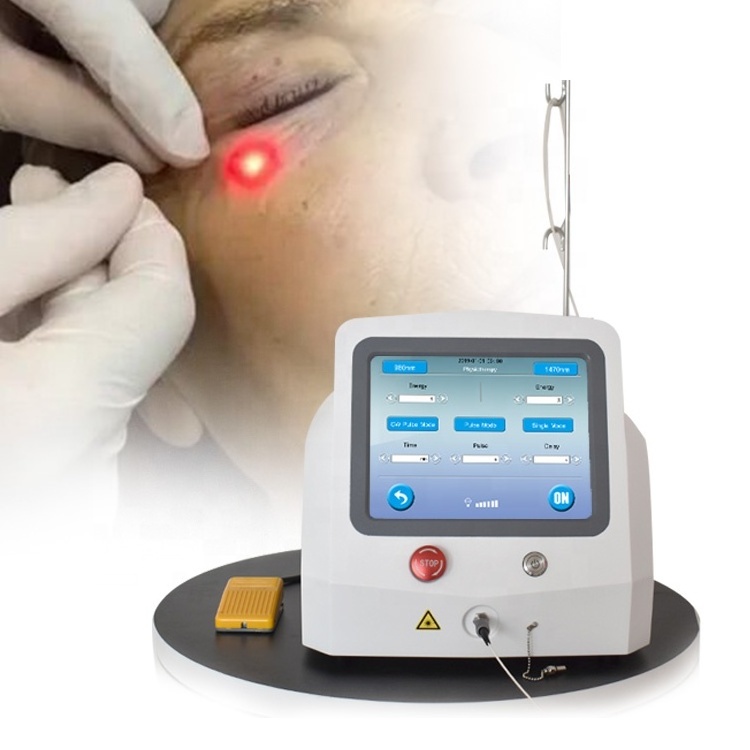 2020 health & medical Most Popular Bench top 980nm 1470nm diode laser for lipolysis removal vascular