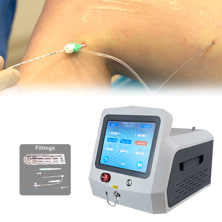 Diode Laser 980nm 1470 Nm Evla Machine Electric Potent Surgical Laser Device System EVLT