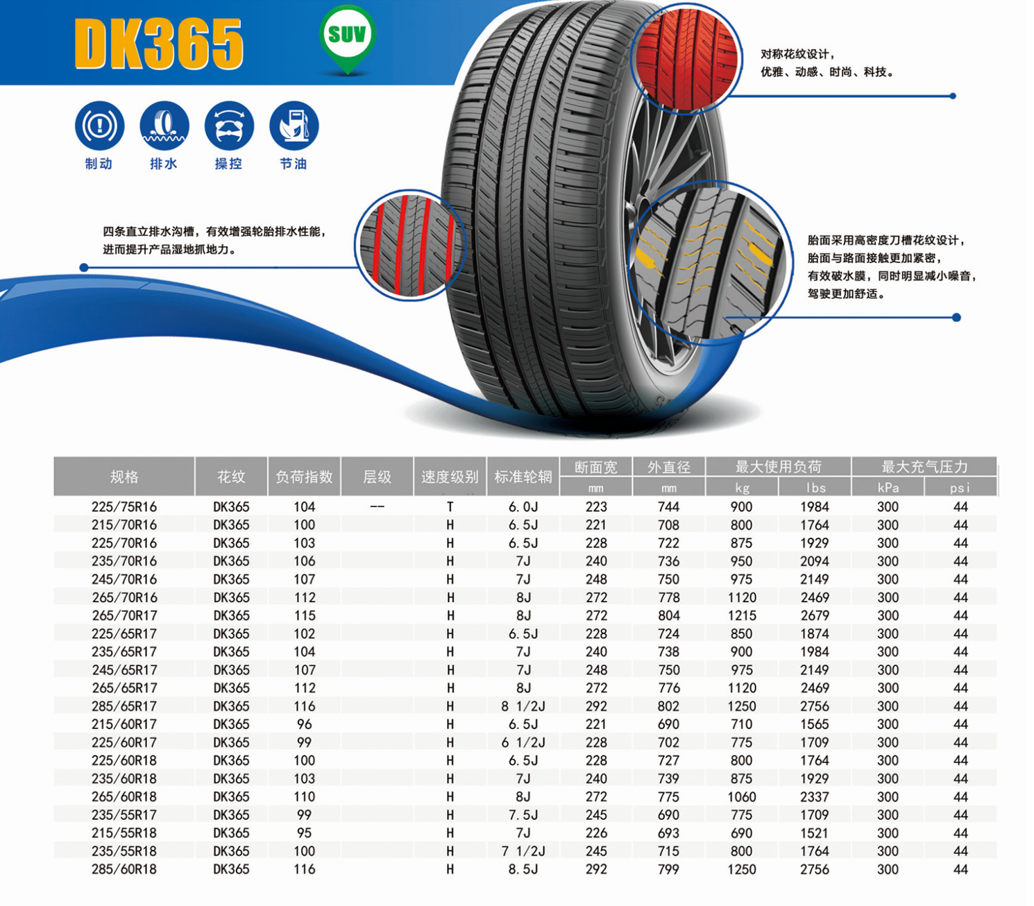 DOUBLE KING tyres for vehicles 265/60R18 all terrain 265 60r18 265 60 r18  truck tires 265 60 18