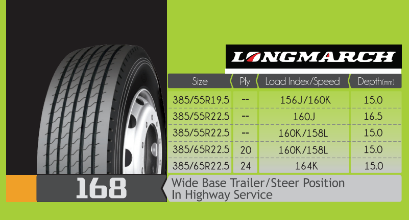 LONGMARCH Best price 385 65R22 5 truck tire safeking 385 65 225 tyre trailer wholesale