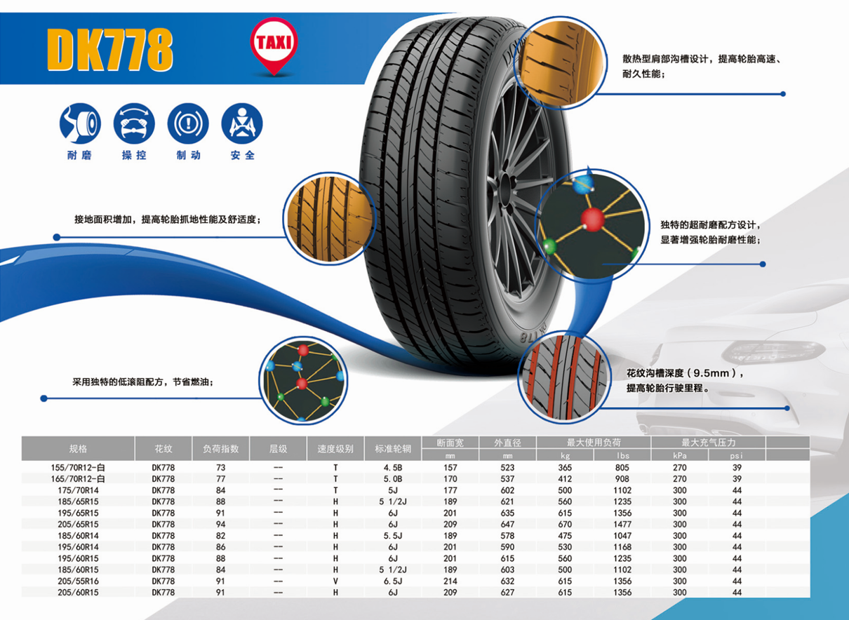 Passenger car tires 165/70R12 165 70 R12 165/70/r12 Doubleking tyres