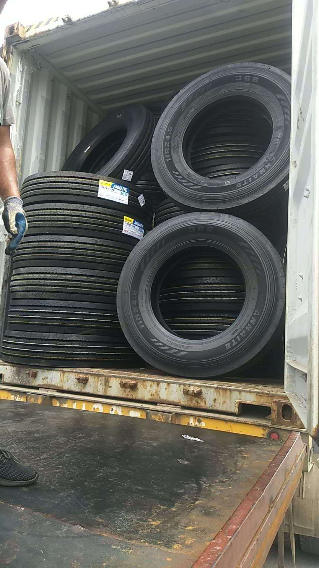 295 75r 22 5 truck tires prices 295/75/22.5 Annaite brand tires 295 75 22.5 drive trailer tire 295/75r22.5