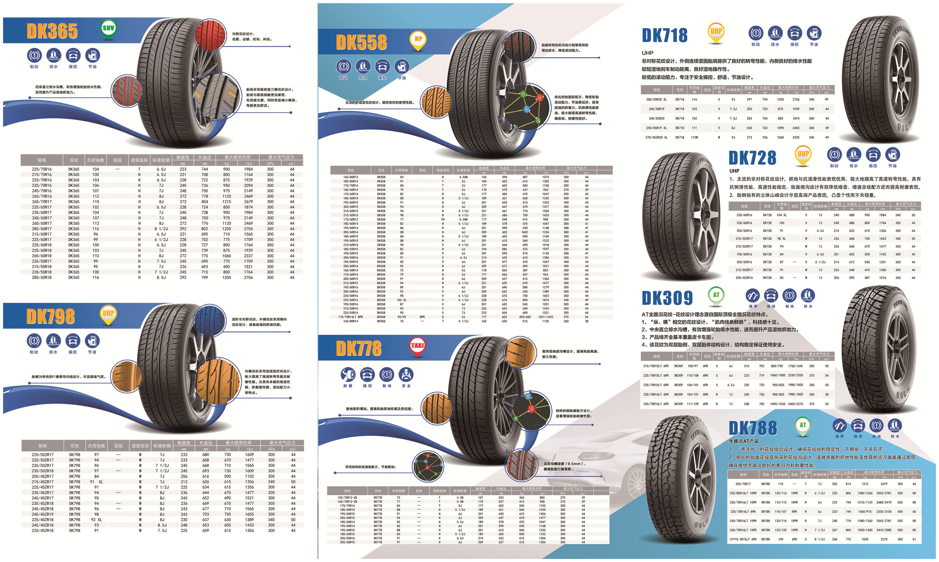 DOUBLE KING tyres for vehicles 265/60R18 all terrain 265 60r18 265 60 r18  truck tires 265 60 18