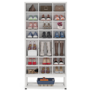 Tribesigns Hot Sales Shoe Cabinet 8-Tier Shoe Rack Storage Organizer 24 Cubbies Shoe Rack