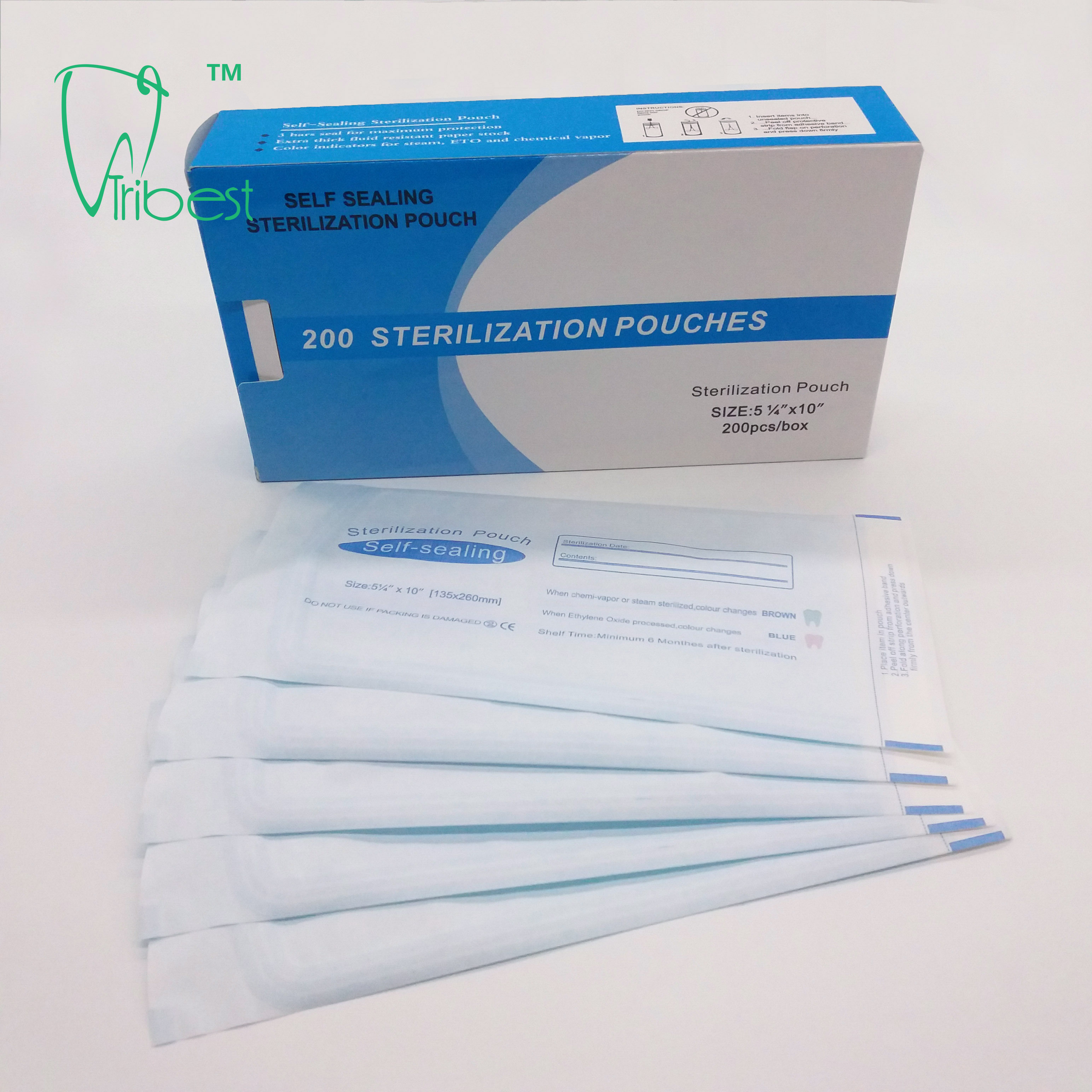 Dry Heat Sterilization Pouches Tyvek Sterilization Pouches Sterilization Pouches For Sale