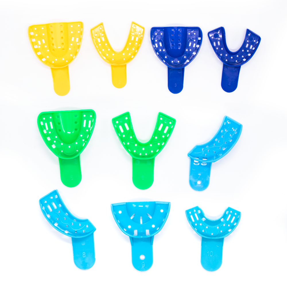 Custom cheap orthodontic teeth plastic disposable dental instruments impression trays