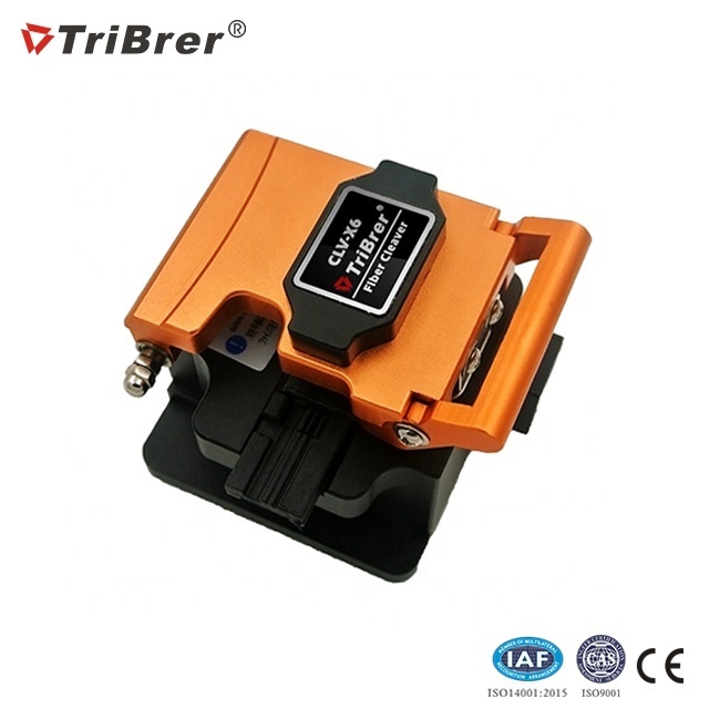 TriBrer High Precision Fiber Cleavers CLV-X6 Chinese Fiber Optic Cleaver with Japanese IKO Rail