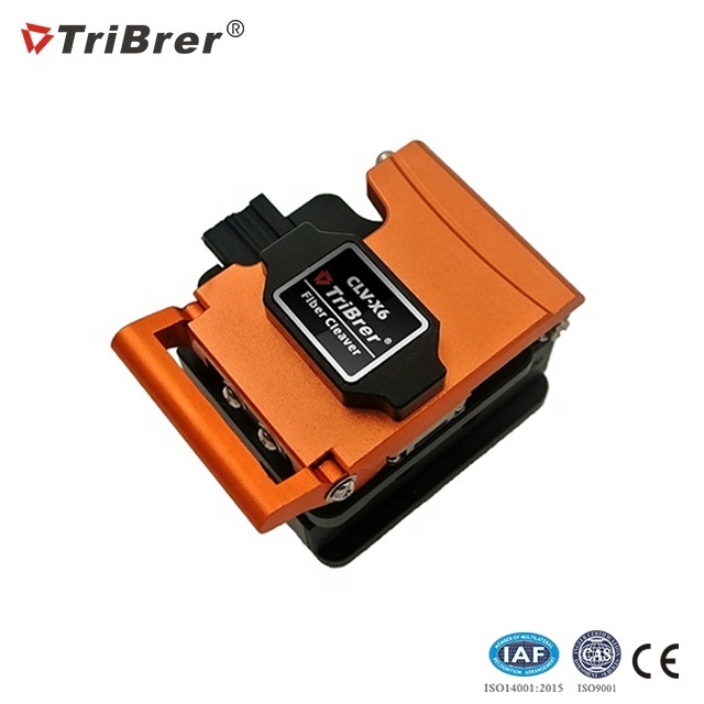 TriBrer High Precision Fiber Cleavers CLV-X6 Chinese Fiber Optic Cleaver with Japanese IKO Rail