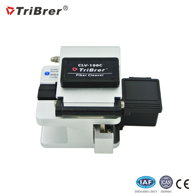 TriBrer Fiber Optic Cleaver Cutter CLV-100C Optical Fiber Cleaver