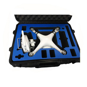 Tricases factory IP 67 waterproof PP hard plastic drone dji phantom 4 case with the custom eva foam  M2620