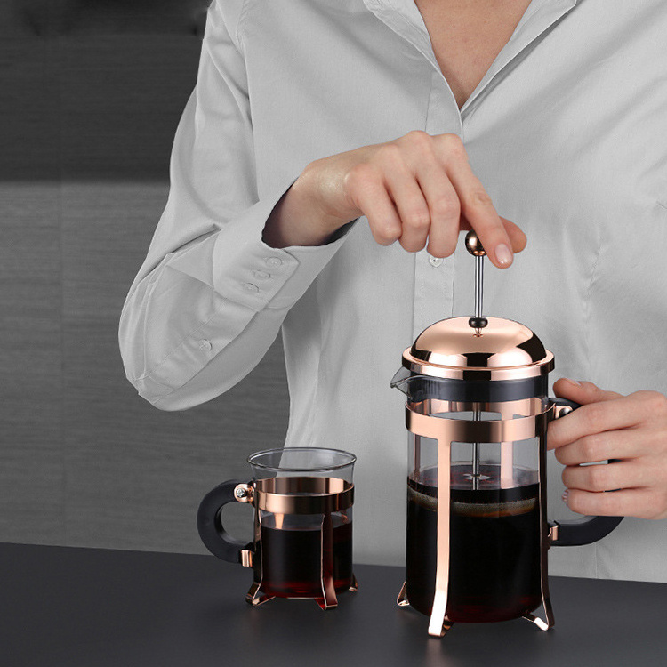 Wholesale 600ml black press french coffee makers