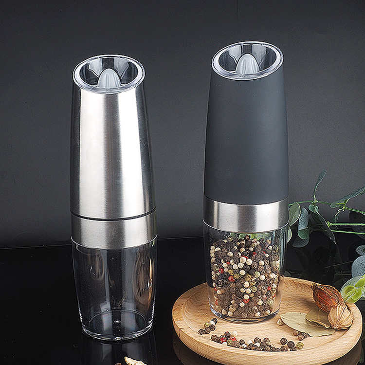 ESP-13 hot selling gravity salt & pepper mill set battery, automatic gravity  electric salt pepper spice mill grinder